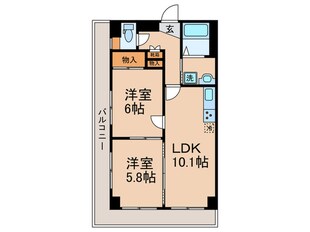 クレマチス２８の物件間取画像